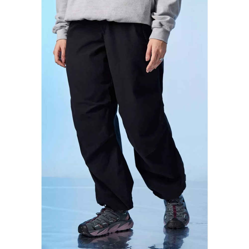 iets frans Black Poplin Cargo Tech Pants Size L